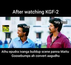 KGF 2 Memes : இந்திய சினிமா ரசிகர்களை திரும்பி பார்க்கவைத்த யஷ்.. வைரலாகும் கேஜிஎஃப் 2 மீம்ஸ் .!