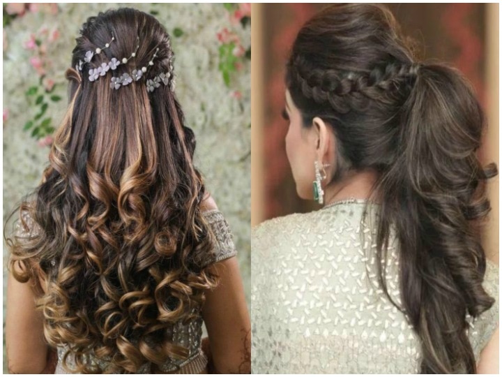 Beautiful Long Hair Hairstyle for Party Hairstyle, - YouTube