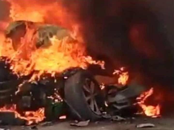 Tamil Nadu Police Arrest BJP Functionary For Setting His Own Car On Fire Tamil Nadu Police Arrest BJP Functionary For Setting His Own Car On Fire