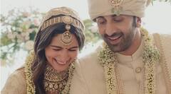 રણબીર આલિયાના લગ્ન બાદ કપૂર હાઉસમાં થઈ હતી જોરદાર પાર્ટી, દુલ્હા-દુલ્હનએ કાપી કેક, આવી રીતે થઈ ઉજવણી