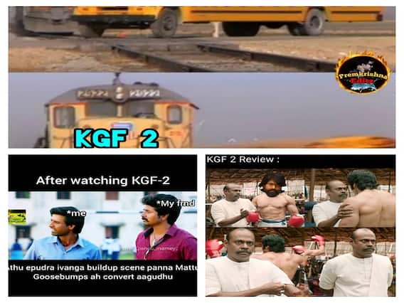 KGF 2 Memes : இந்திய சினிமா ரசிகர்களை திரும்பி பார்க்கவைத்த யஷ்.. வைரலாகும் கேஜிஎஃப் 2 மீம்ஸ் .! KGF 2 Memes : இந்திய சினிமா ரசிகர்களை திரும்பி பார்க்கவைத்த யஷ்.. வைரலாகும் கேஜிஎஃப் 2 மீம்ஸ் .!