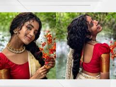 Anupama Parameswaran : 'नॅचरल ब्युटी', अभिनेत्री अनुपमाचा ट्रेडिशनल अंदाज