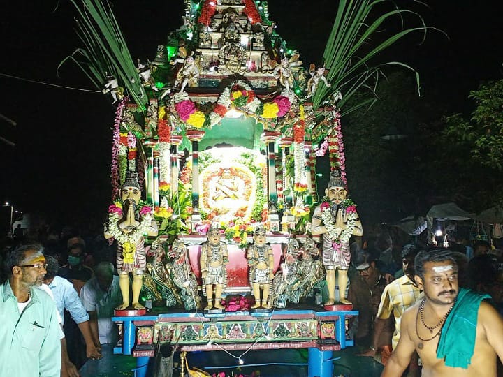 இரண்டு ஆண்டுகளுக்குப் பிறகு நடைபெற்றது கருவூரார் சித்தரின் தேர் பவனி விழா