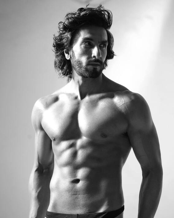 Ranveer Singh Killer Look In Shirtless Photoshoot Ranveer Singh