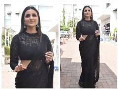 ਬਲੈਕ ਸਾੜ੍ਹੀ 'ਚ ਬੇਹੱਦ ਖ਼ੂਬਸੂਰਤ ਲੱਗ ਰਹੀ ਪਰਿਣੀਤੀ ਚੋਪੜਾ, ਫੋਟੋਆਂ ਦੇਖ ਤੇਜ਼ ਹੋਈ ਫ਼ੈਨਜ ਦੇ ਦਿਲ ਦੀ ਧੜਕਣ !