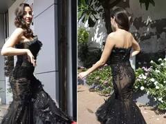 ਨੋਰਾ ਫਤੇਹੀ ਨੇ ਬਲੈਕ ਡਰੈੱਸ 'ਚ ਵਧਾਇਆ ਇੰਨਟਰਨੈੱਟ ਦਾ ਪਾਰਾ, ਵੇਖੋ ਤਸਵੀਰਾਂ