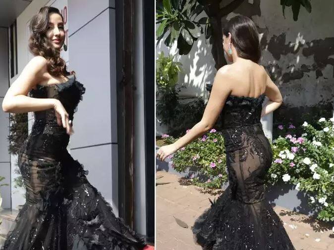 ਨੋਰਾ ਫਤੇਹੀ ਨੇ ਇੱਕ ਵਾਰ ਫੇਰ ਬਲੈਕ ਡਰੈੱਸ 'ਚ ਇੰਨਟਰਨੈੱਟ ਦਾ ਪਾਰਾ ਵਧਾ ਦਿੱਤਾ।