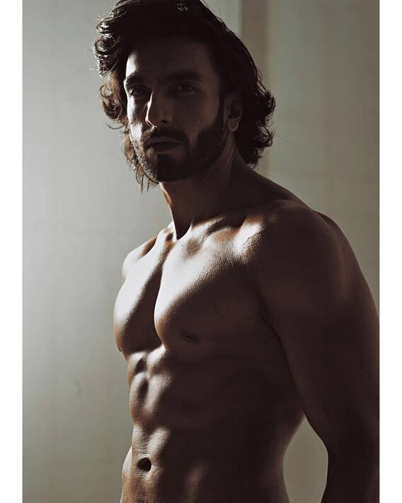 Ranveer Singh Killer Look In Shirtless Photoshoot Ranveer Singh