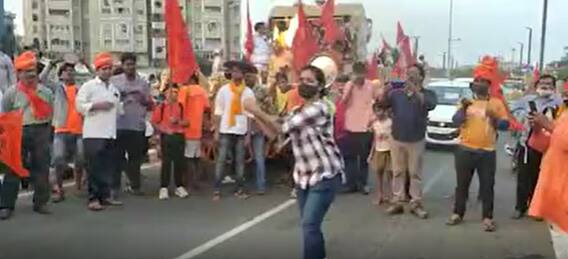 Hanuman Sobhayatra in Vizag RK Beach: ఆకట్టుకున్న విన్యాసాలు, ప్రదర్శనలు | ABP Desam