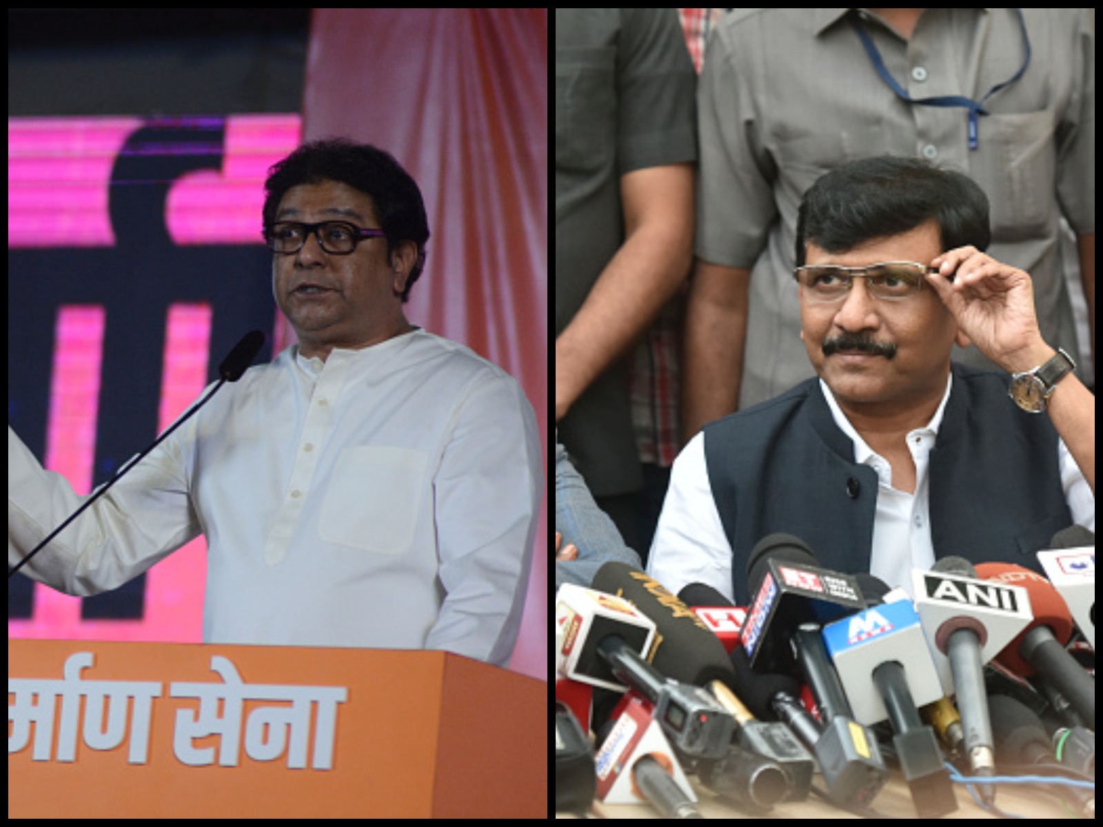 MNS Warns Sanjay Raut For Comparing Raj Thackeray With Owaisi, Says 'Will  Shut Your Loudspeaker'