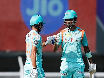 IPL 2022 Mumbai indians vs lucknow super giants, 200 runs target set for mi MI vs LSG, 1st innings: ராகுல் ஒன் மேன் ஷோ... முதல் வெற்றியை பதிவு செய்ய மும்பை அணிக்கு சவாலான இலக்கு!