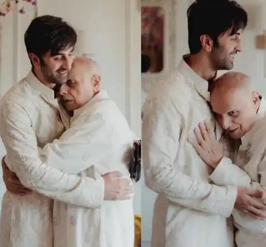 પોતાના જમાઈ રણબીર સાથે મહેશ ભટ્ટની ખુબજ સારી બોન્ડિંગ જોવા મળી હતી. બંને એકબીજાને પ્રેમથી ગળે મળતા હતા તે સમયનો ફોટો પણ હવે સામે આવ્યો છે.