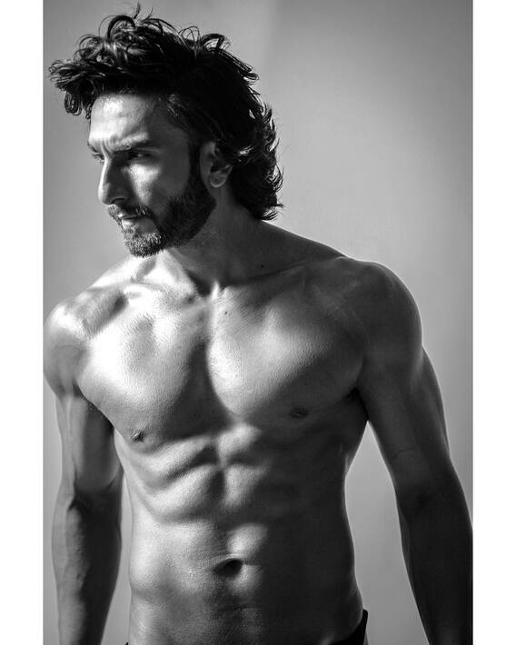 Ranveer Singh Killer Look In Shirtless Photoshoot Ranveer Singh