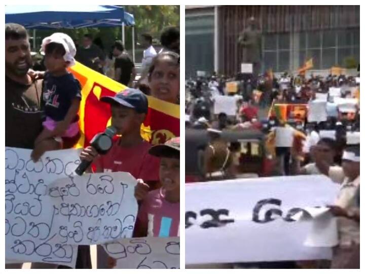 Sri Lanka में विरोध प्रदर्शन जारी, प्रदर्शनकारियों ने राजपक्षे सरकार पर लगाया तानाशाह और भाई-भतीजावाद का आरोप
