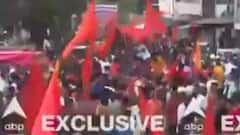 Hanuman Jayanti: EXCLUSIVE | Visuals of Muslims showering flowers on the procession | ABP News