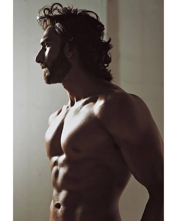 Ranveer Singh Killer Look In Shirtless Photoshoot Ranveer Singh