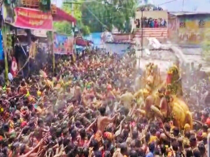 madurai chitrai festival kallazhagar vandiyoor Madurai Kallazhagar :  கள்ளழகரை குளிர்விக்கும் தீர்த்தவாரி நிகழ்வு.. கோலாகல கொண்டாட்டம்!!