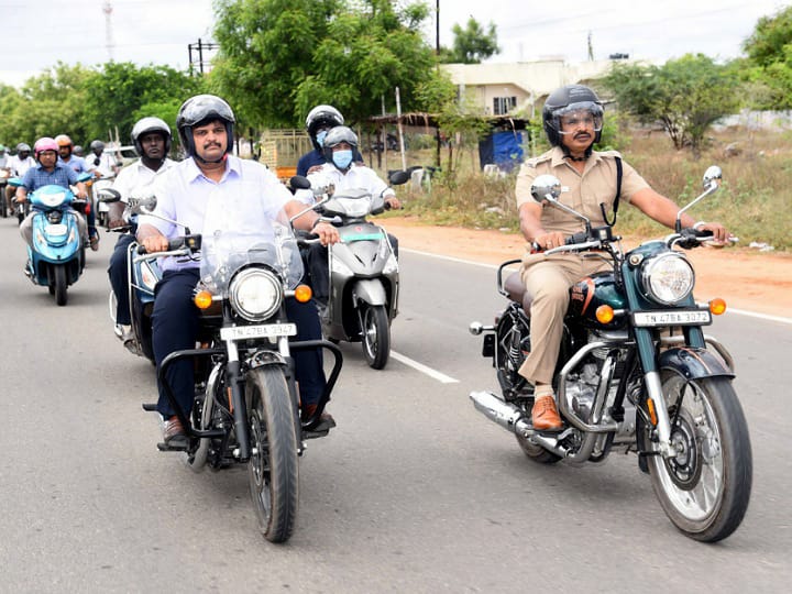 ஹெல்மெட் போடலன்னா இதுதான் கதி! ஹெல்மெட் அவசியம்.. அதிரடி உத்தரவால் அதிரவைக்கும் கரூர் ஆட்சியர்!