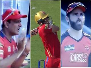 Video: उमरान मलिक की गेंद पर लिविंगस्टोन ने लगाया 106 मीटर का छक्का, विलियमसन और कुंबले ने दिया ऐसा रिएक्शन