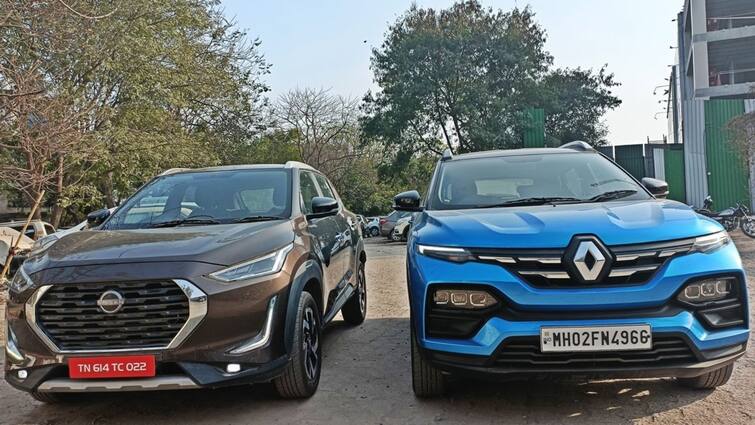 renault kiger vs nissan magnite cvt 4 star rated subcompact suvs, know in details renault kiger vs nissan magnite:  নিরাপত্তা থেকে ফিচার-ডিজাইন বা ইঞ্জিন, তুল্যমূল্য বিচারে এগিয়ে কে?