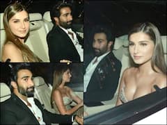 Alia Ranbir Wedding Party: આલિયા-રણબીરની વેડીંગ પાર્ટીમાં આ અંદાજમાં પહોંચી તારા સુતારિયા, સાથે હતો આદર જૈન