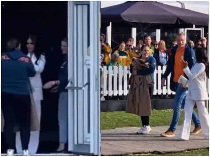 Meghan Markle Gives her coat worth rupees 3 lakh to a women whom child was suffering from cold मेघन मार्कल की 'शाही दरियादिली', ठंड से कांप रहे बच्चे को बचाने के लिए दे दिया अपना 3 लाख रुपये वाला कोट
