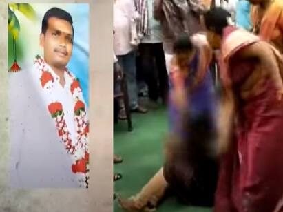 Telangana Women beaten by Bridegroom relatives inside marriage hall Crime: 7 ஆண்டு காதல் வேறு பெண்ணுடன் திருமணம்:  தட்டிக்கேட்ட காதலியை முடியை பிடித்து அடித்த காதலனின் உறவினர்கள்!