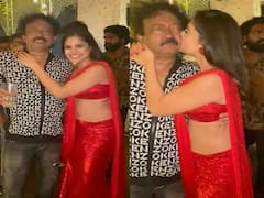 राम गोपाल वर्मा ने मनाया जन्मदिन का जश्न, लाल साड़ी में इस हसीना संग दिखे - वीडियो हुआ वायरल