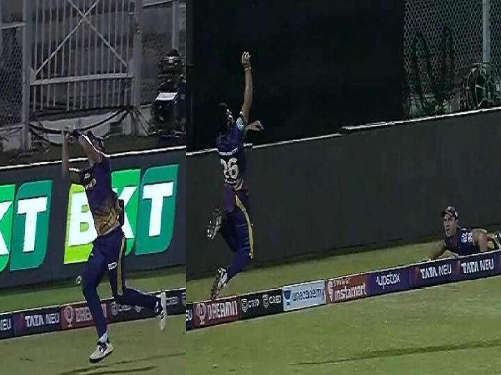 IPL 2022: Catch taken by Shivam Mavi and Pat Cummins against Rajasthan Royals goes viral in Twitter Watch Video: ஆகாசத்த நான் பாக்குறேன்.. வைரலாகும் பேட் கம்மின்ஸ்-மாவி கேட்ச்..-  வீடியோ !