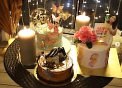 Debina Bonnerjee Birthday: কেক-মোমবাতি-আদর-ভালবাসায় দেবিনা বন্দ্যোপাধ্যায়ের জন্মদিন উদযাপন