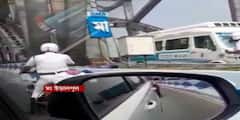 Maa Flyover: অফিসটাইমে মা উড়ালপুলে আগুন, ব্যাপক যানজট।Bangla News