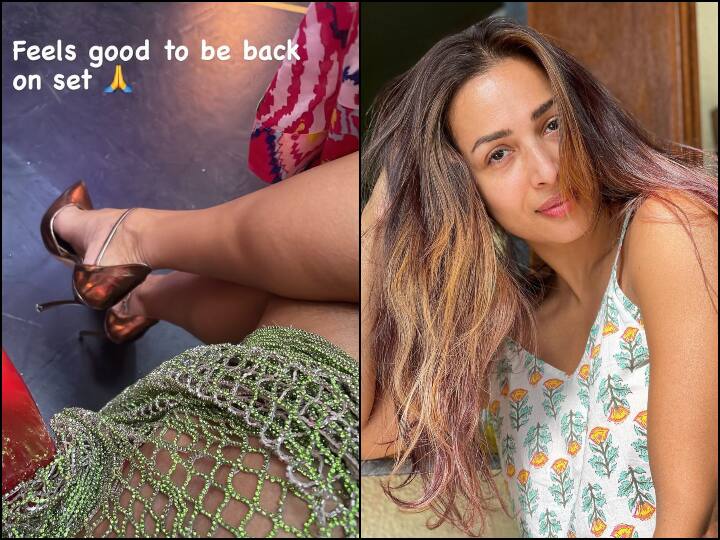 Malaika Arora Returns to work after Car Accident says feels good to be back on set कार हादसे से उबरी मलाइका अरोड़ा काम पर लौटीं, कहा- सेट पर वापस आकर...
