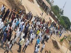 Nizamabad News : పుట్టి పెరిగిన ఊరిని విడిచి వెళ్లలేం, మంచిప్ప రిజర్వాయర్ పనులు అడ్డుకున్న ముంపు గ్రామాల ప్రజలు