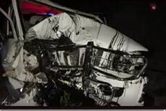 Nandyala Road Accident : జాతీయ రహదారిపై కల్వర్టు ను ఢీ కొట్టిన స్కార్పియో వాహనం | ABP Desam