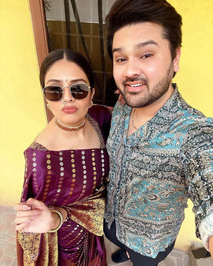 తమ్ముడితో శ్రీముఖి -Image credit: Sreemukhi/Instagram