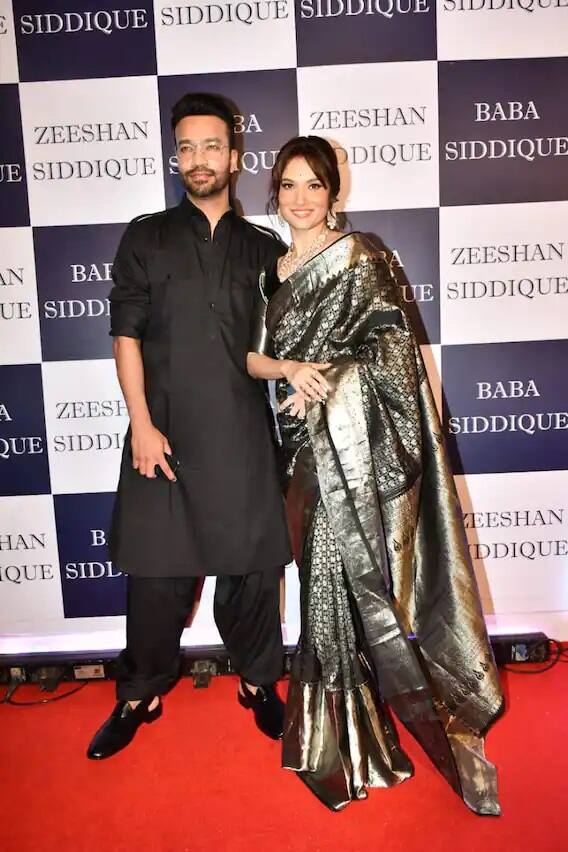 अंकिता लोखंडे आणि विकी जैन यांनीही जोडीने इफ्तार पार्टीला हजेरी लावली.