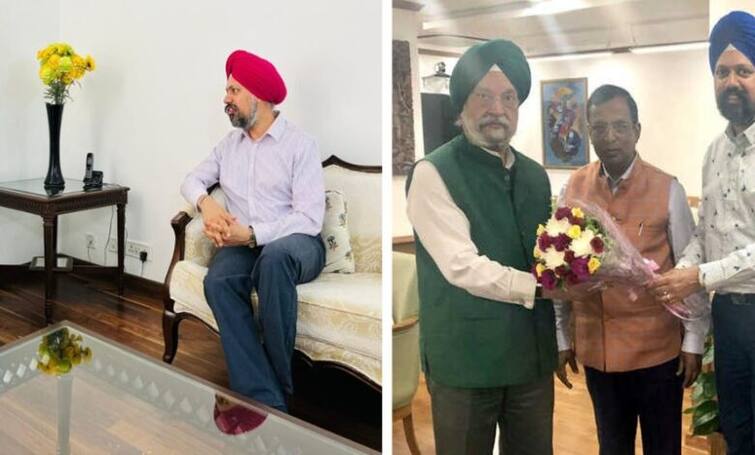 AAP Malwinder Singh Kang and party MLAs hit out at the BJP for its double standards over meeting mann and dhesi ਭਾਜਪਾ ਦਾ ਦੋਗਲਾ ਚਿਹਰਾ!! ਮੁੱਖ ਮੰਤਰੀ ਭਗਵੰਤ ਮਾਨ ਯੂਕੇ ਦੇ ਐਮਪੀ ਢੇਸੀ ਨੂੰ ਮਿਲਣ ਤਾਂ ਗ਼ਲਤ, ਬੀਜੇਪੀ ਦੇ ਮੰਤਰੀ ਮਿਲਣ ਤਾਂ ਠੀਕ, ਵਾਹ ਬਈ ਵਾਹ!!!!