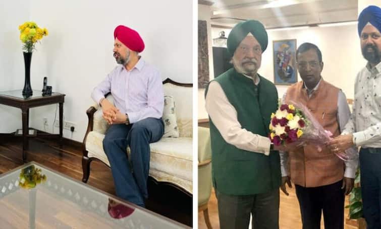 AAP Malwinder Singh Kang And Party MLAs Hit Out At The BJP For Its Double Standards Over Meeting Mann And Dhesi