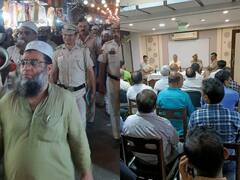 Jahangirpuri Violence: शांति बनाए रखने के लिए दिल्ली पुलिस कर रही गश्त और मीटिंग, देखें तस्वीरें