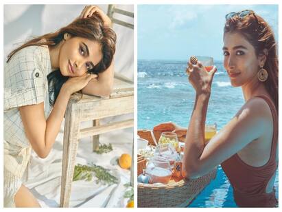 Pooja Hegde is a re-entry in Tamil after 10 years Pooja Hegde : புறக்கணித்தாரா... புறக்கணிக்கப்பட்டாரா...? 10 ஆண்டுகளுக்குப் பின் ‛கம் பேக்’ வந்து கனவை கலைக்கும் பூஜா ஹெக்டே!