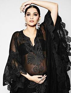 ट्रांस्पेरेंट काफ्तान में सोनम कपूर ने करवाया ग्लैमरस फोटोशूट, फ्लॉन्ट किया बेबी बंप