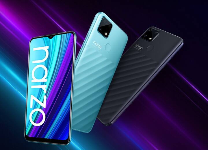 Realme Narzo 30A: इस स्मार्टफोन में डुअल रियर कैमरा सेटअप दिया गया है. इसमें 13 मेगापिक्सल का प्राइमरी कैमरा और एक मोनोक्रॉम लेंस दिया गया है. वहीं सेल्फी और वीडियो कॉलिंग के लिए इसमें 8 मेगापिक्सल का फ्रंट कैमरा दिया गया है. इसकी कीमत 9099 रुपये से शुरू होती है.