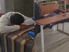 Shravasti News: श्रावस्ती के इस सरकारी स्कूल में सोते दिखे शिक्षक, पूछने पर दिया ये हैरान करने वाला जवाब