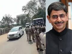 மயிலாடுதுறையில் ஆளுநர் ரவி கார் மீது கற்கள் கருப்பு கொடிகள் வீசப்பட்டதா? காவல்துறை விளக்கம்!