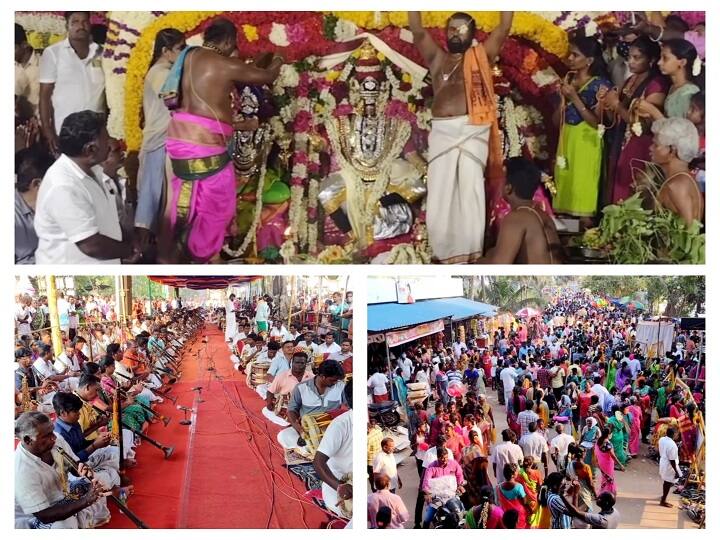 Thirukalyanam held in the presence of more than 300 Nataswara and Thavil artists in cuddalore கடலூரில் 300 நாதஸ்வர, தவில் கலைஞர்கள் முன்னிலையில் நடந்த திருக்கல்யாண உற்சவம்