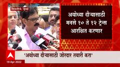 Raj Thackeray : 'शिवतीर्थ'वरील मनसेच्या बैठकीत 'जय श्रीराम'चा नारा,दौऱ्यासाठी जोरदार तयारी करा