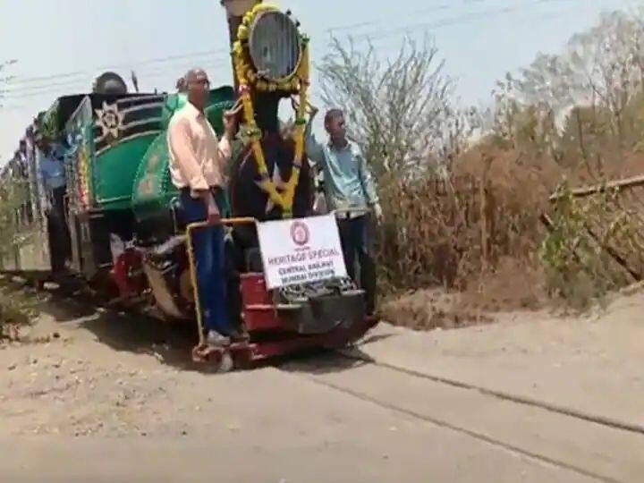 105 year old steam engine steam loco 794b once again seen running on railway track marathi news Steam Loco 794B : 105 वर्षे जुने वाफेचे इंजिन पुन्हा रुळावर धावले, रेल्वेकडून जुन्या आठवणी ताज्या