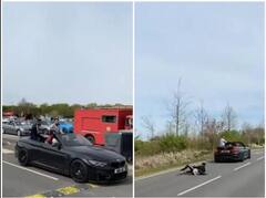 ਮਹਿੰਗਾ ਪਿਆ BMW ਦਾ ਟਸ਼ਨ, ਅਗਲੇ ਹੀ ਪਲ ਵਿਅਕਤੀ ਨਾਲ ਹੋਇਆ ਕੁਝ ਅਜਿਹਾ, ਦੇਖੋ ਵੀਡੀਓ