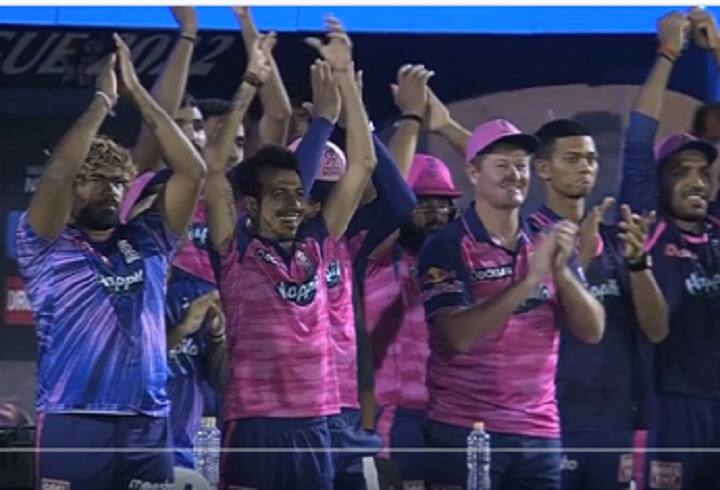 IPL 2022: Jos Buttler, Devdutt Padikkal Complete 4 Runs By Running Between Wickets IPL 2022: आयपीएलच्या इतिहासात पहिल्यांदाच असं घडलं; एका चेंडूवर धावून काढल्या 'इतक्या' धावा