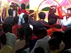 Watch Video : திருமண மேடையில் மணமகனுக்கு 'பளார்' விட்ட பெண்! ஷாக்கான கல்யாண வீடு! ஏன் தெரியுமா?